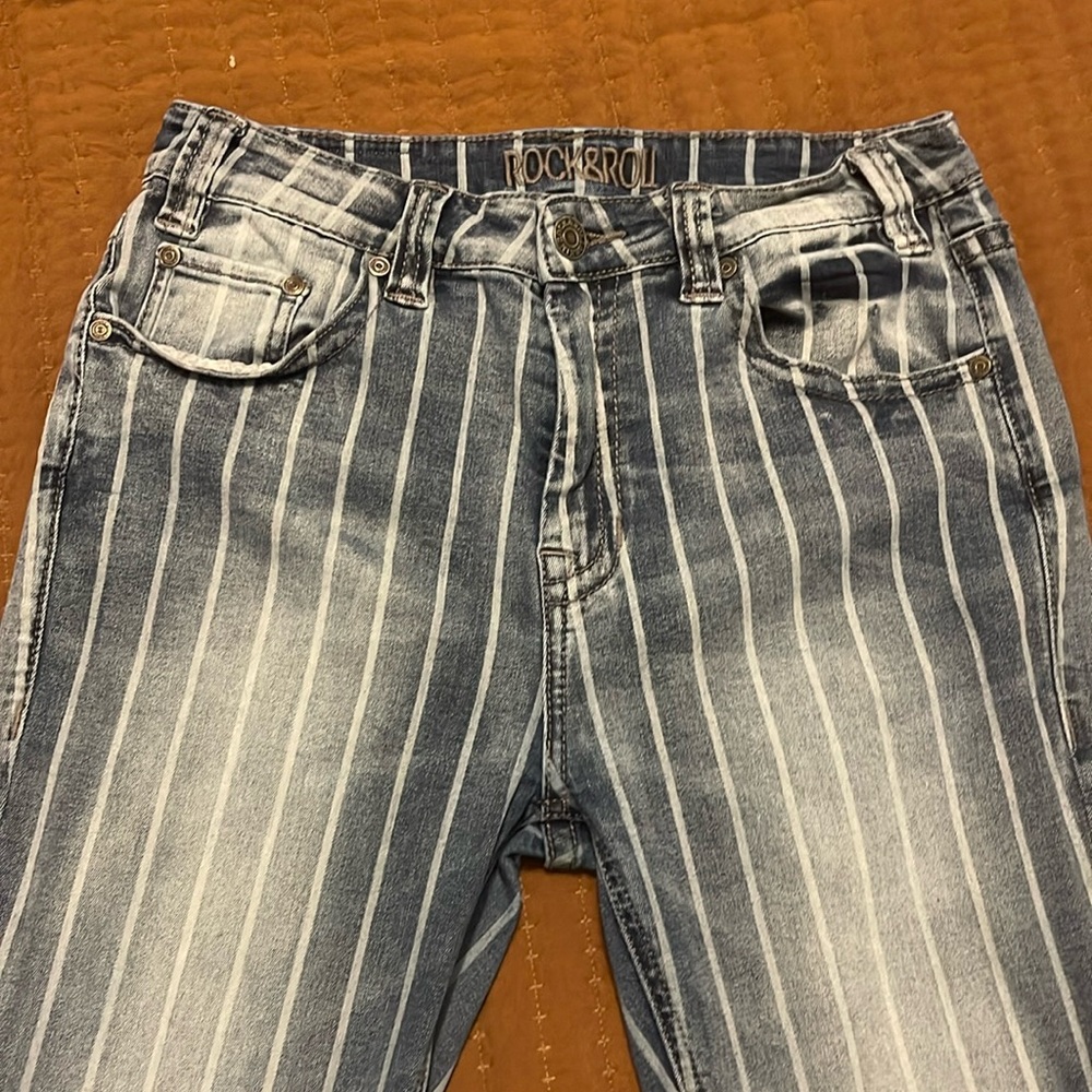 Rock&Roll Denim High Rise Trousers